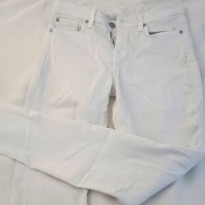 7 For All Mankind white jeans size 26